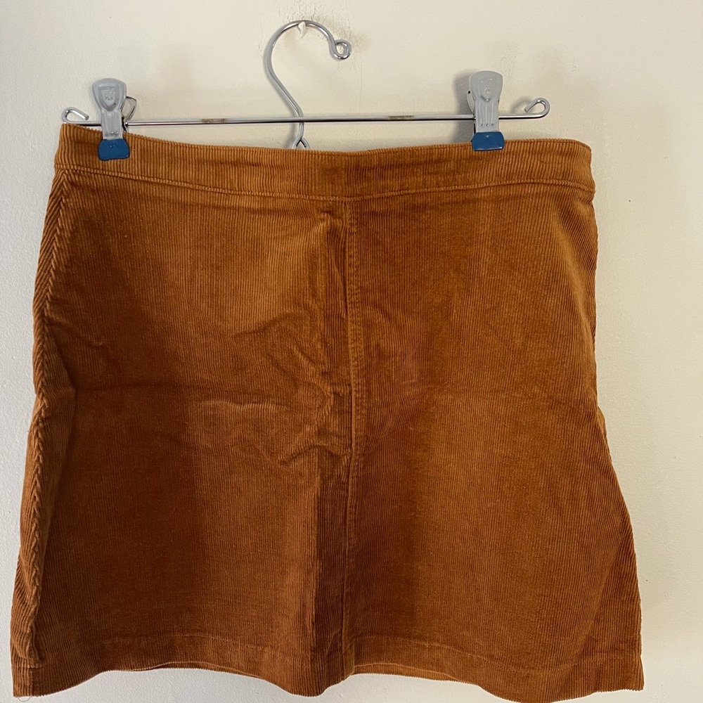 NWT Forever 21 Brown Corduroy Mini Skirt